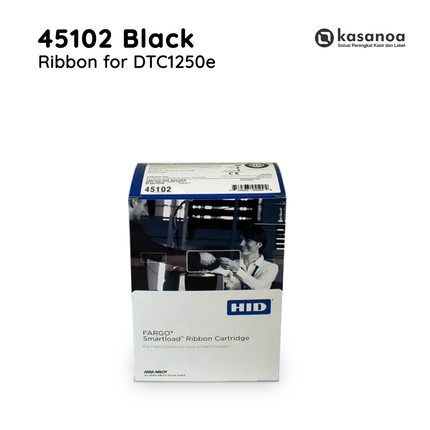 Ribbon ID Card Printer Fargo DTC1250 Black 45102