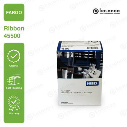 Ribbon ID Card Printer Fargo DTC1250 Color YMCKO 45500