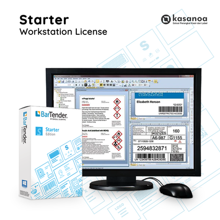 Software Barcode BarTender Starter Workstation License