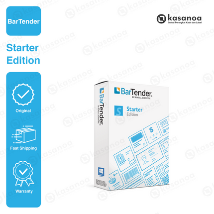 Software Barcode BarTender Starter Aplication BTS-1