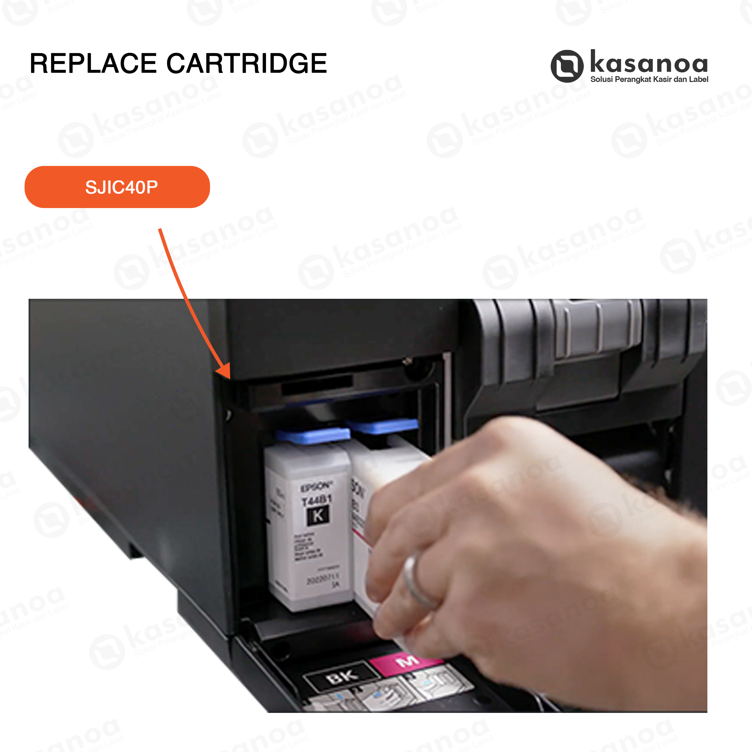 Printer Label Sticker Barcode Epson ColorWorks C6050A Inkjet Color