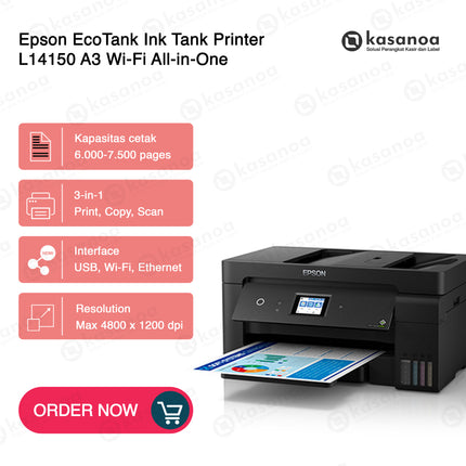 Printers EcoTank All-in-One Epson L14150 Inkjet Color