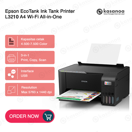 Printers EcoTank All-in-One Epson L3210 Inkjet Color
