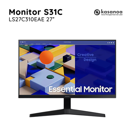 Monitor Samsung Essential Flat S31C 27inch, LS27C310EAE