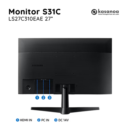 Monitor Samsung Essential Flat S31C 27inch, LS27C310EAE