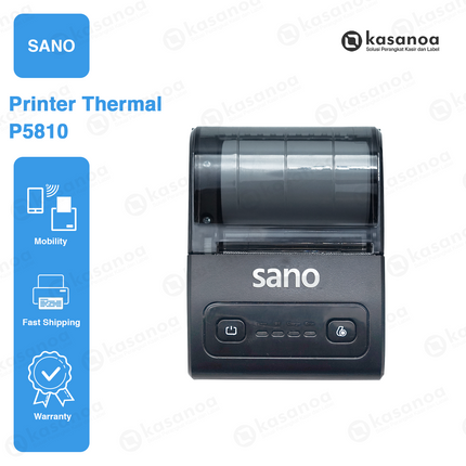 Printer Struk Kasir POS Bluetooth Sano P5810 Mobile