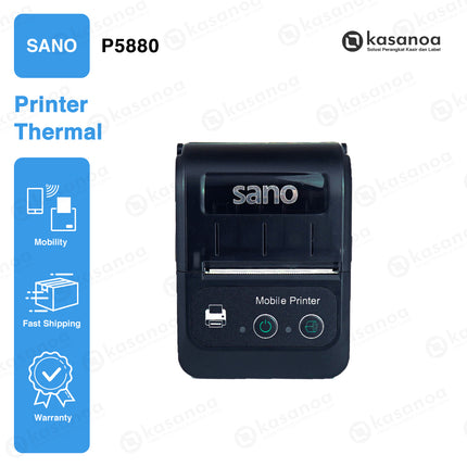 Printer Struk Kasir POS Bluetooth Sano P5880 Mobile