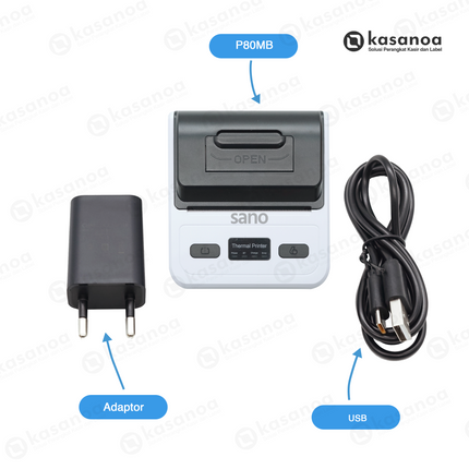 Printer Struk Kasir POS Bluetooth Sano P80MB Mobile