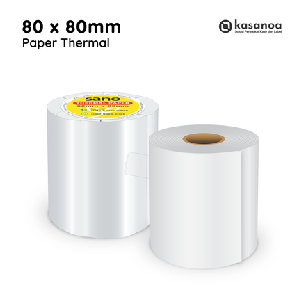 Kertas struk kasir Thermal Sano 80x80mm