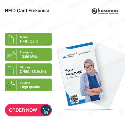 Kartu ID Card RFID Thin Blank 13.56 MHz
