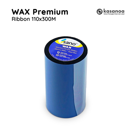 Barcode Ribbon Sano 110x300 WAX