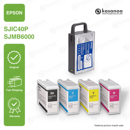 Epson SJIC40P (Y, M, C, K) Ink Cartridge