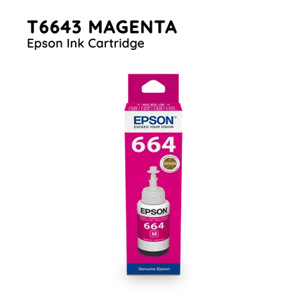 Epson Ink Bottle T6643 Magenta