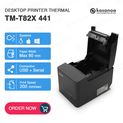 Printer Struk Kasir EPSON TM-T82X 441 USB+Serial