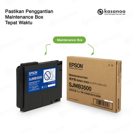 Paket Epson SJIC23P (C, M, Y, K) Ink Cartridge +Maintenance Box