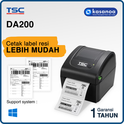 Printer Label Sticker Barcode TSC DA200