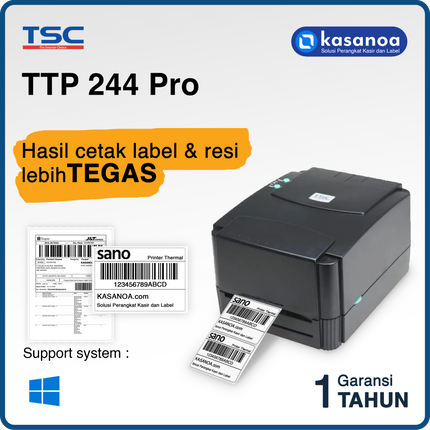 Printer Label Sticker Barcode TSC TTP-244 Pro